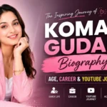 Komal Gudan image with an illustration of komal gudan bio, age, and youtube journey