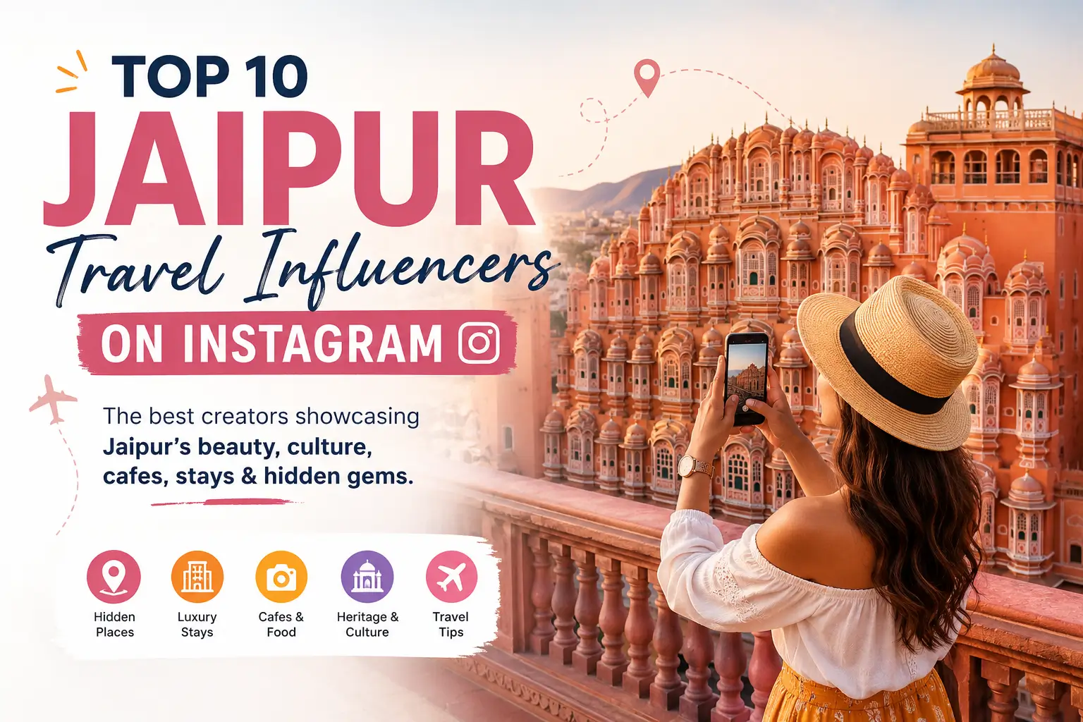 Featured image for Top Jaipur travel influencers list