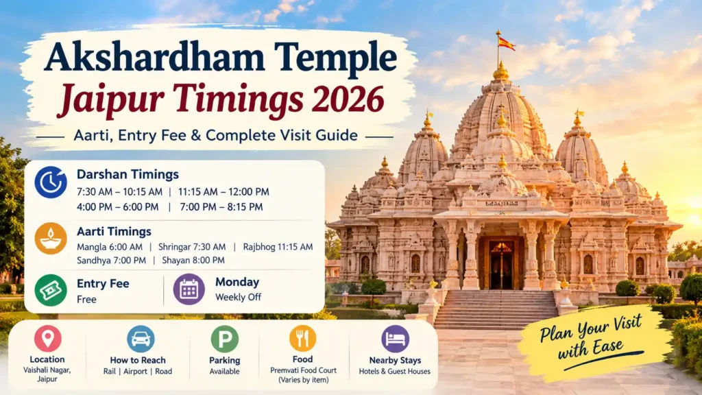Akshardham Temple Jaipur featured image