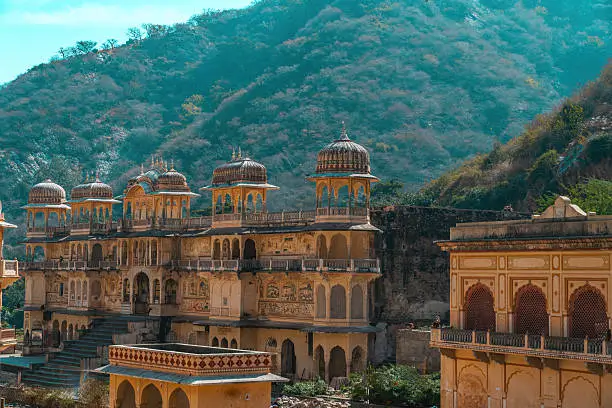 Galta Ji Temple Jaipur Architecture Image 