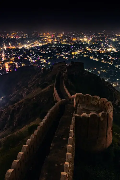 Nahargarh Fort Jaipur Night view